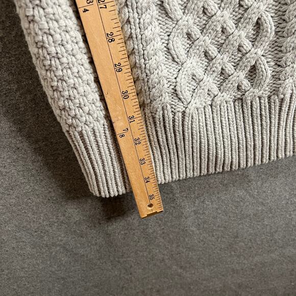 Boston Proper Long Sweater Womens Medium Gray Long Sleeve Knitted Pullover - Picture 7 of 8